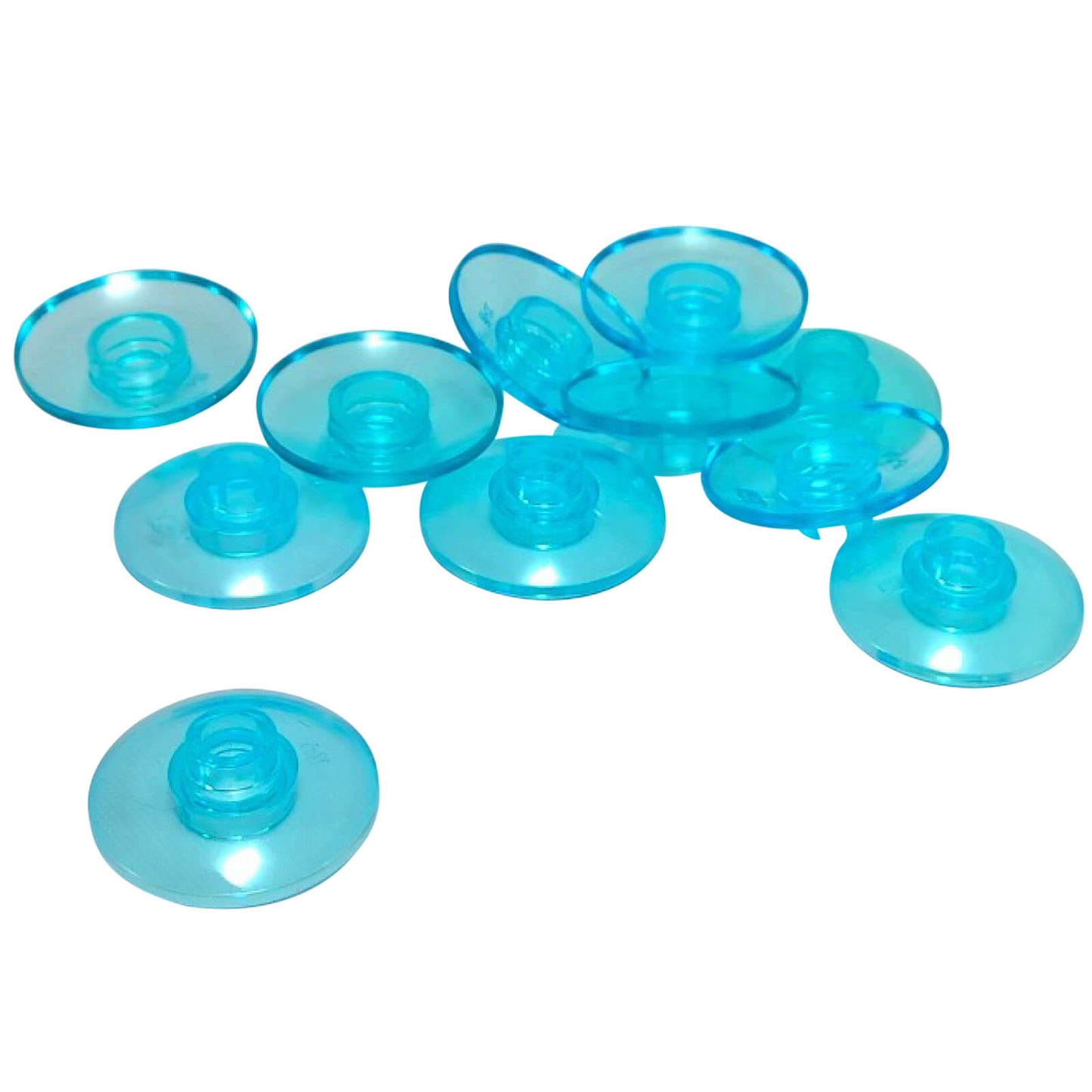 LEGO® Dish 2 x 2 Inverted 4740 radar dish in trans-light blue