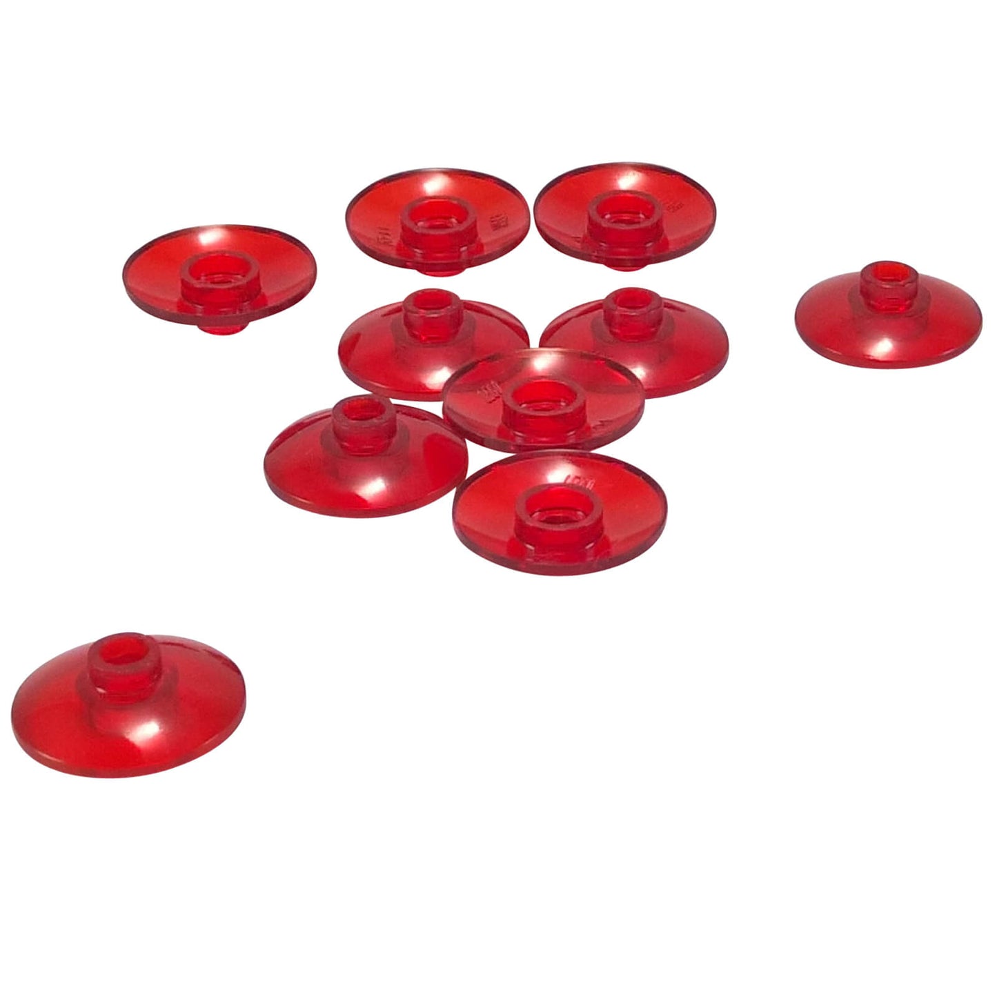 LEGO® Dish 2 x 2 Inverted 4740 radar dish in trans-red