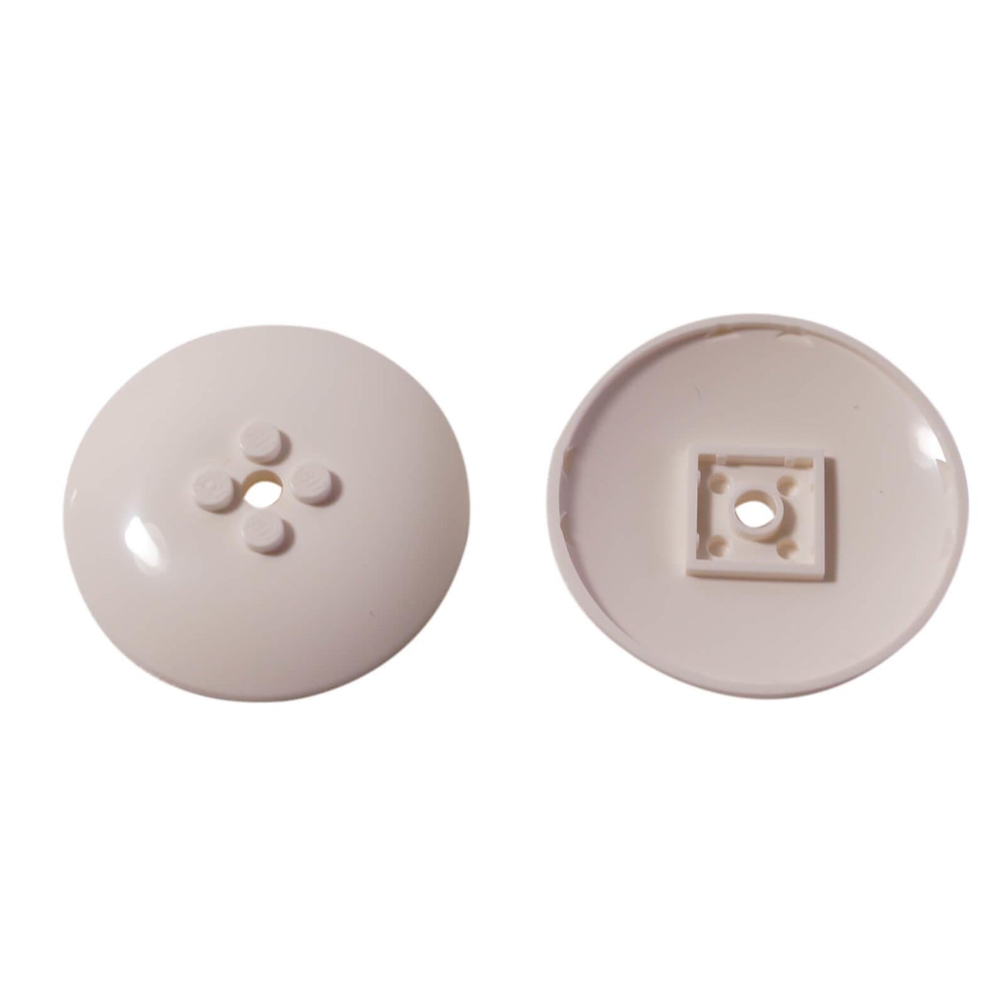 LEGO dish 6x6 inverted radar part 44375b solid studs, white