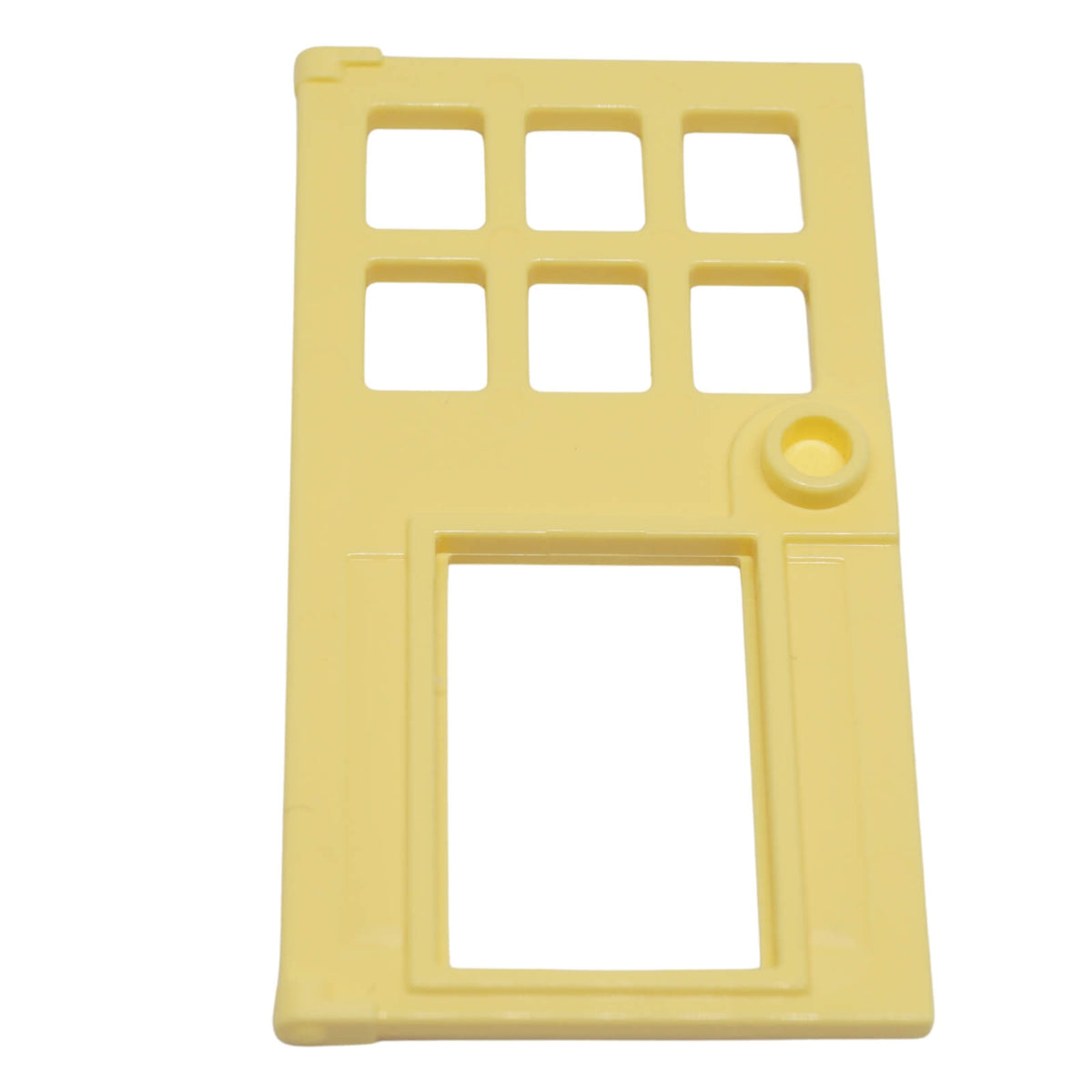 LEGO® Door 1 x 4 x 6 with 6 Panes and Pet Flap 79730 in bright light yellow