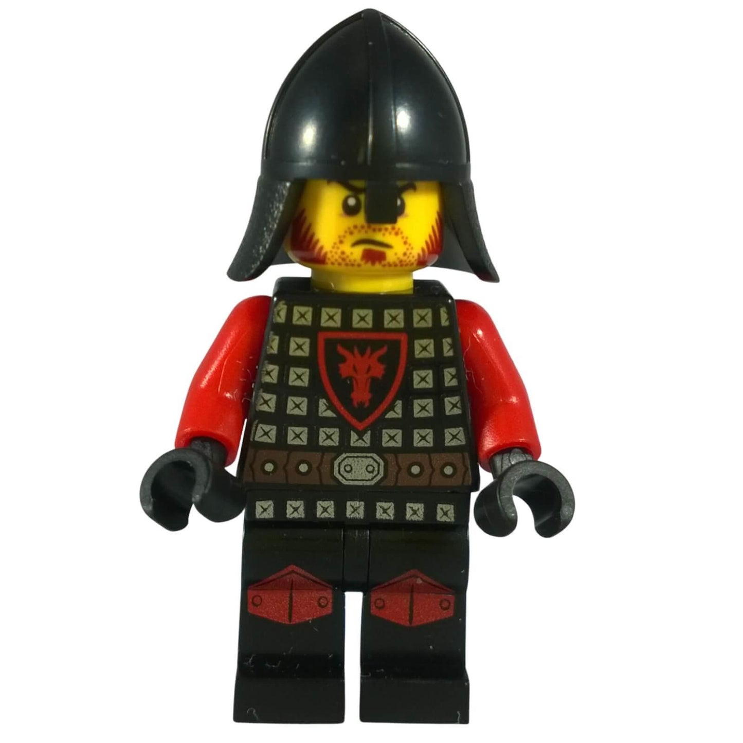 LEGO Dragon Knight minifigure cas529 castle soldier scale armor knee pads