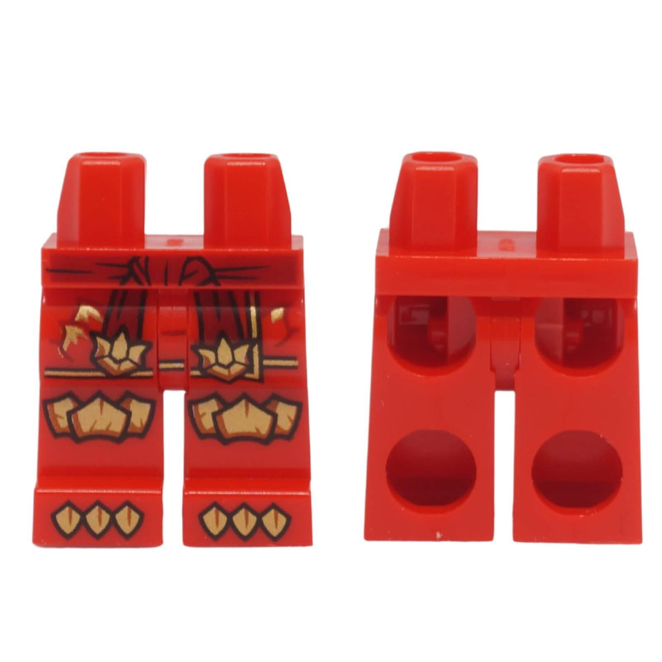 LEGO dragon scale minifigure legs with sash claw and knee scale pattern 970c00pb1902
