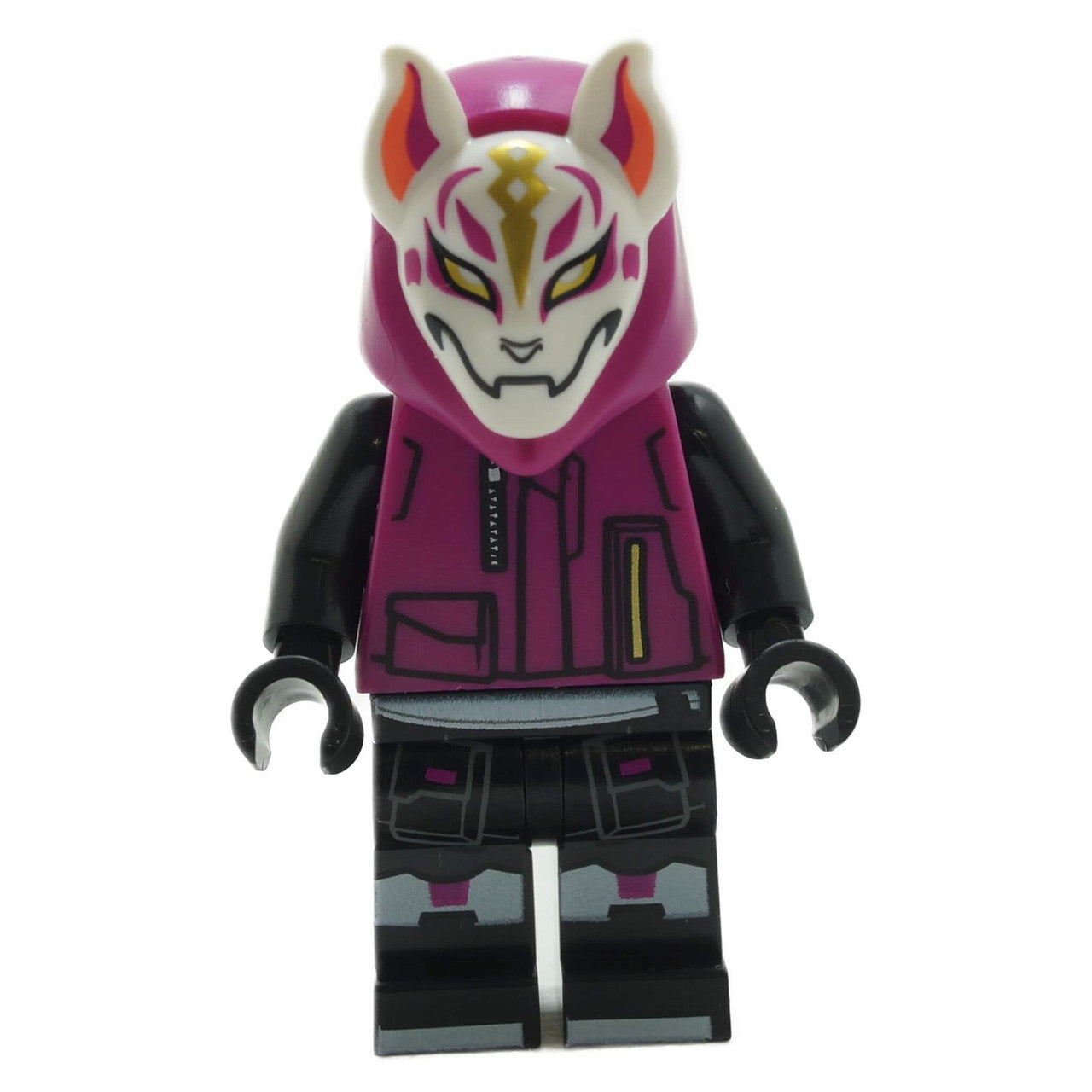 LEGO Drift minifigure frtn005 with mask and accessory Fortnite