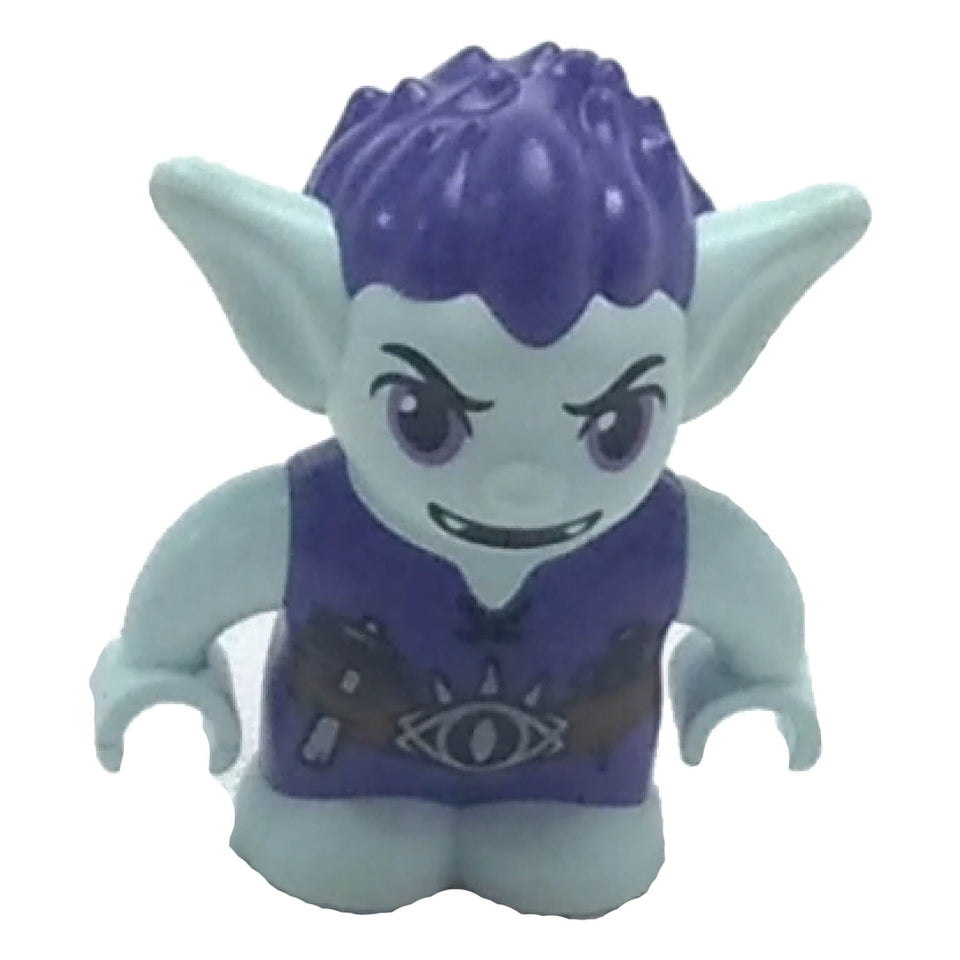 LEGO Elves goblin minifigure elf029 with pointed ears and purple hair