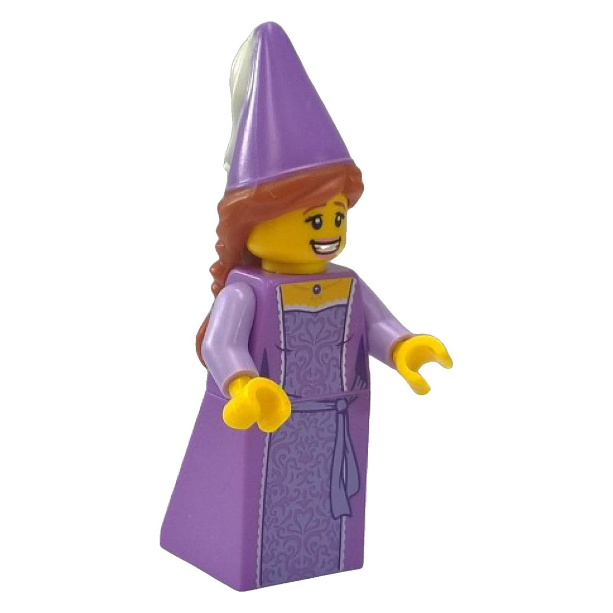 LEGO® Fairytale Princess Series 12 col181 minifigure in lavender gown with pointed headdress
