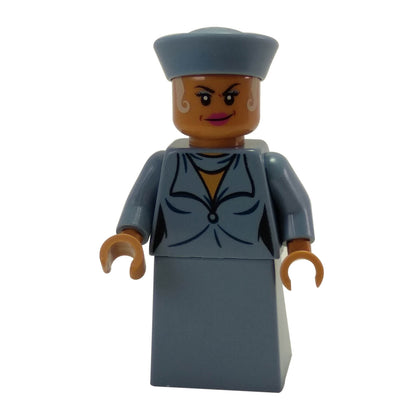 LEGO® Fantastic Beasts Seraphina Picquery hp167 minifigure with Sand Blue hat, matching dress and smiling face