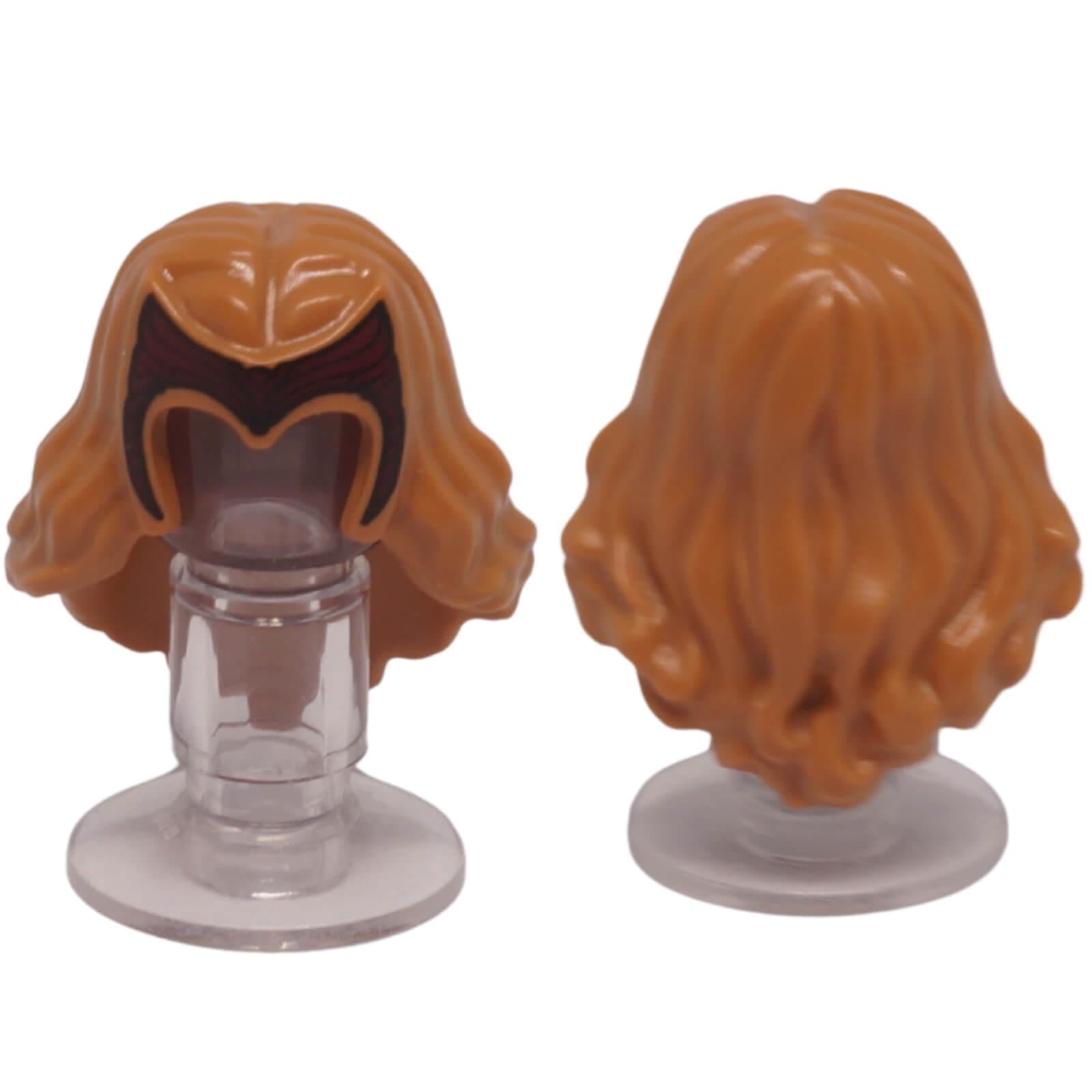 LEGO® Female long wavy hair with printed tiara 78299pb02