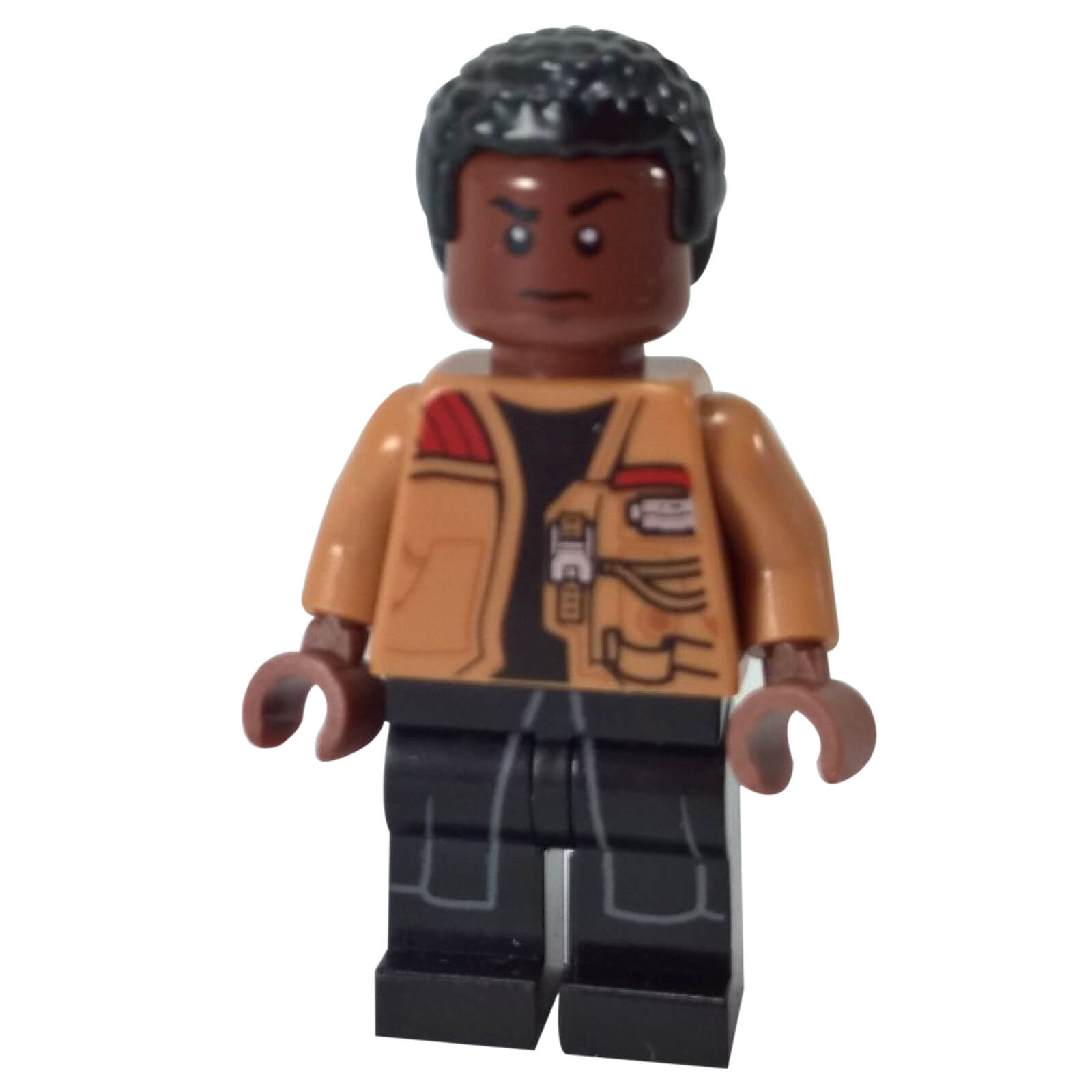 LEGO Finn black undershirt minifigure sw0676 torso jacket print detail