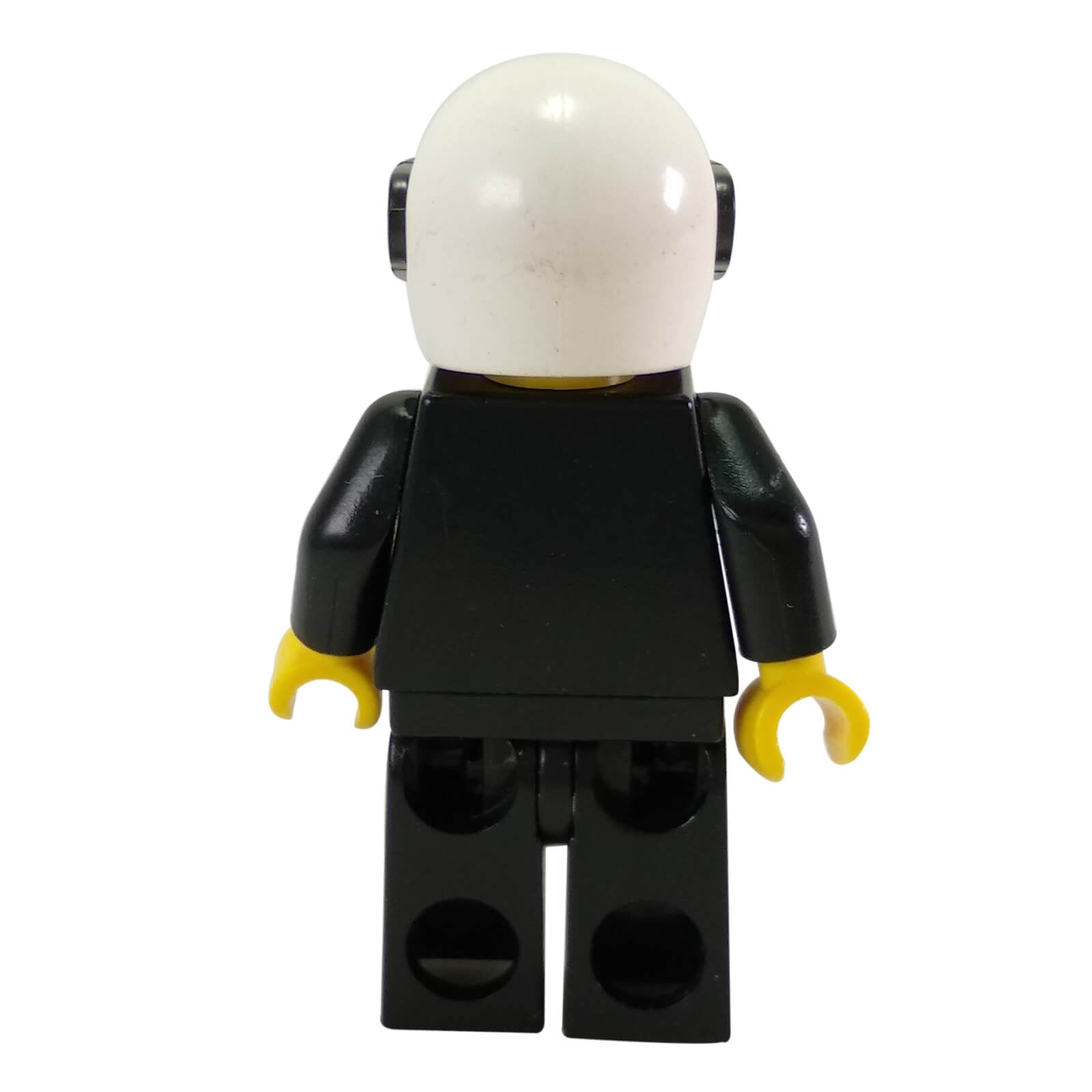 LEGO City firefighter minifigure classic white helmet visor 7213, back