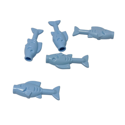 LEGO fish figure 64648 bright light blue small sea animal accessory