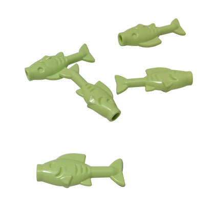 LEGO fish figure 64648 yellowish green small sea animal accessory