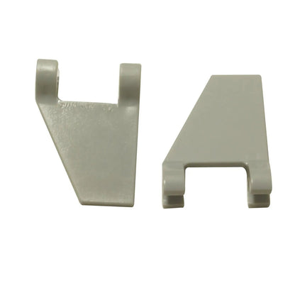 LEGO® Flag 2 x 2 Trapezoid (44676) in light bluish gray, a trapezoid-shaped flag piece often used for banners, vehicle details, or decorative builds.
