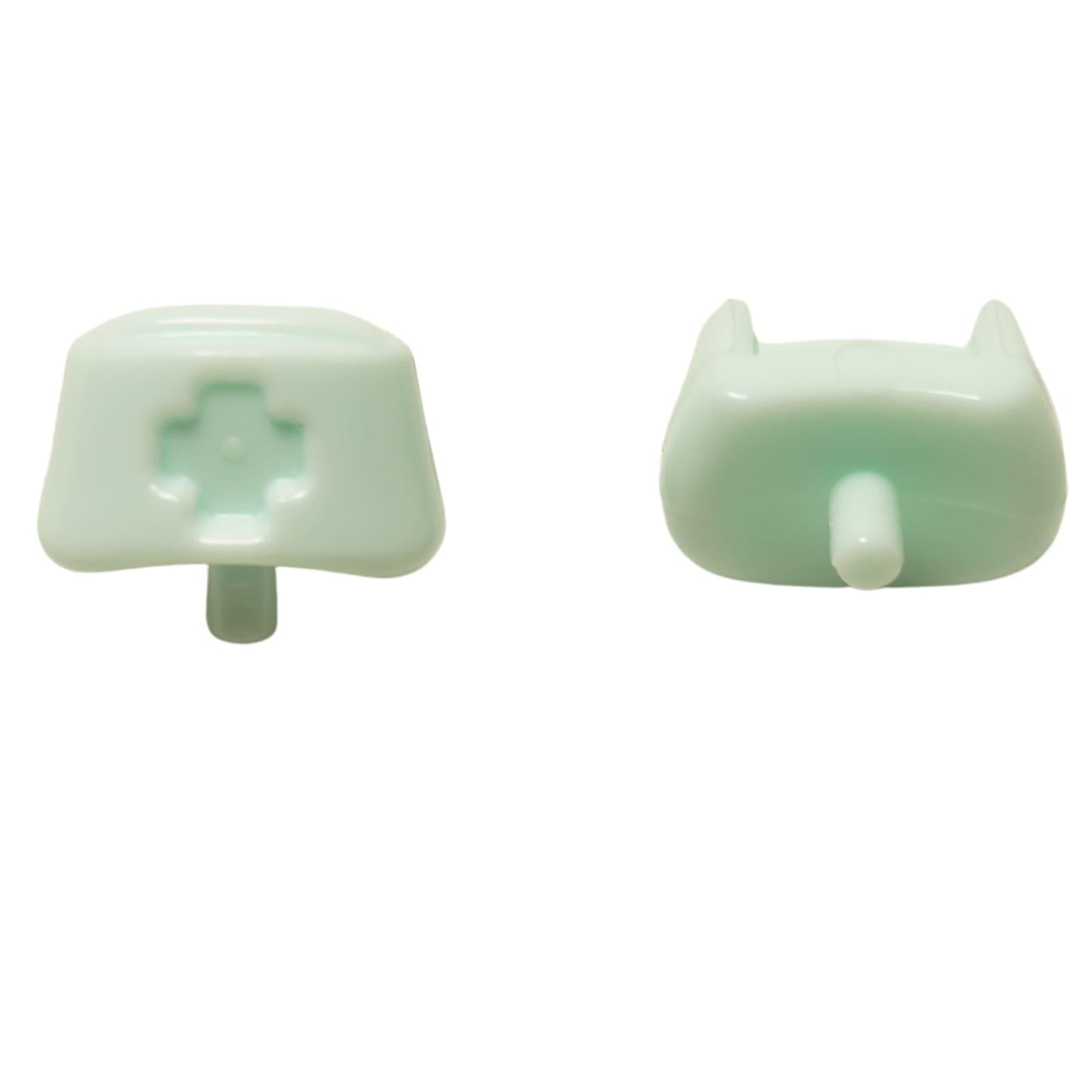 Accesorios LEGO Friends Sombrero de Enfermera Médica 98393h color aqua claro, vista frontal y vista inferior