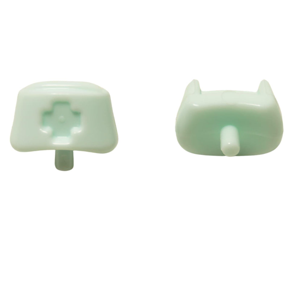 LEGO Friends Accessories Medical Nurse Hat 98393h light aqua headwear front and bottom view