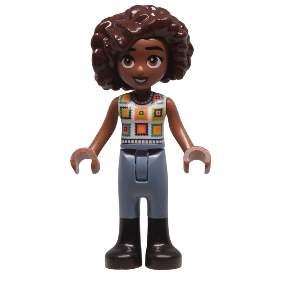 LEGO Friends Aliya minifigure frnd0843 crochet top trousers boots