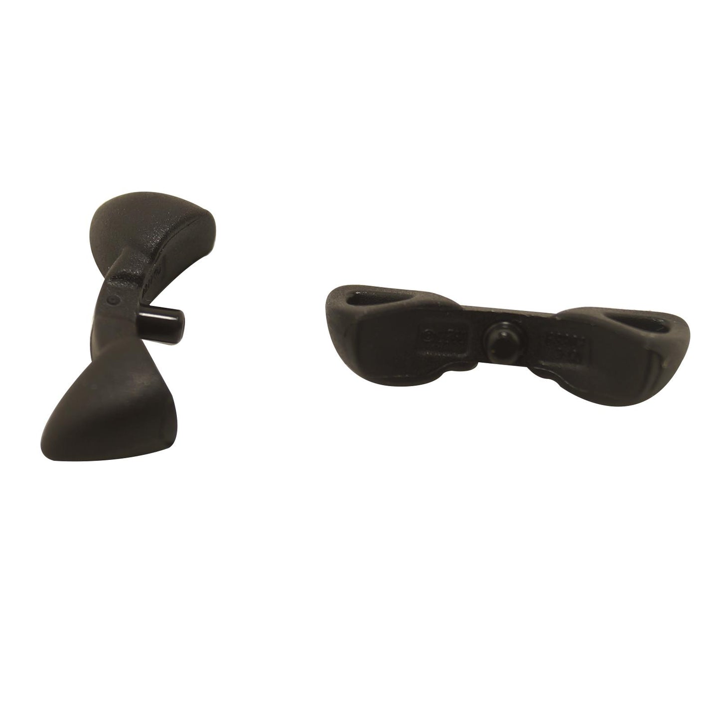 Black LEGO® Friends cat ears accessory 69903 with debossed inner-ear details