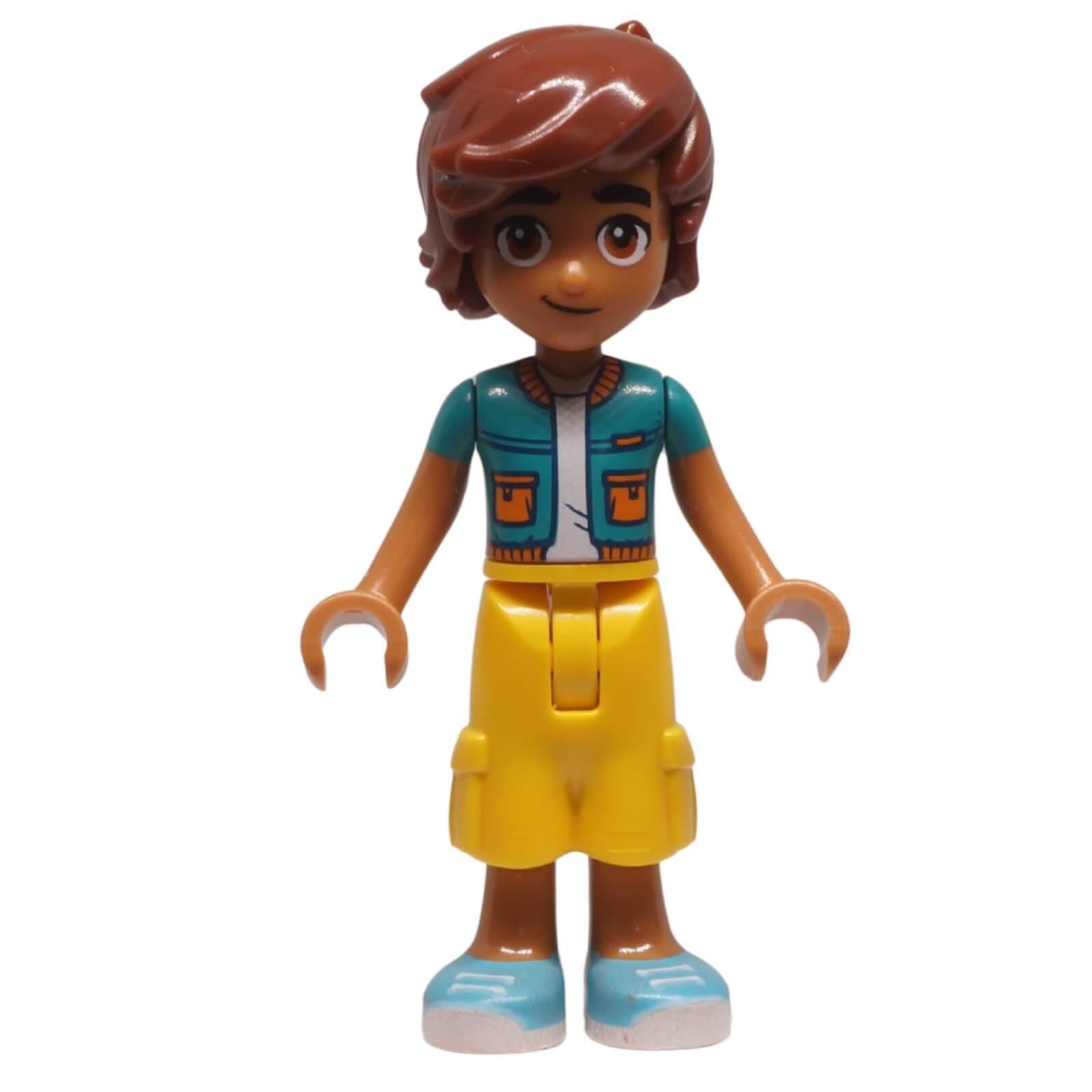 LEGO Friends Leo minifigure frnd0778 turquoise jacket yellow trousers