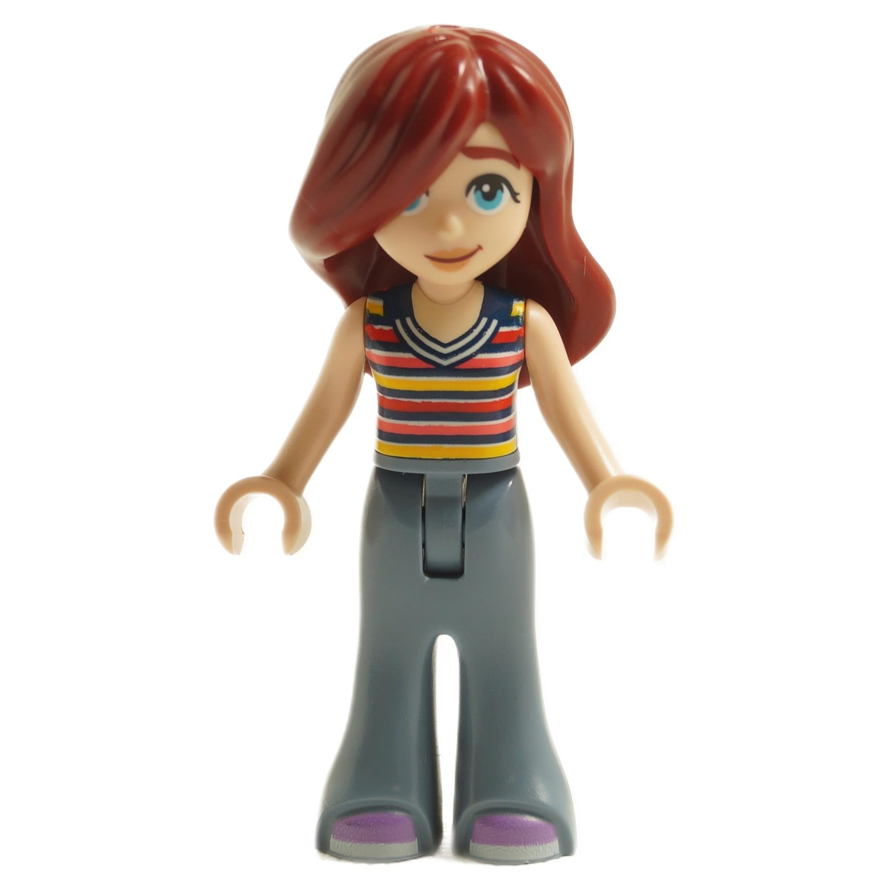 LEGO® Friends Paisley Mini-Doll frnd0746 in Striped Top and Sand Blue Trousers