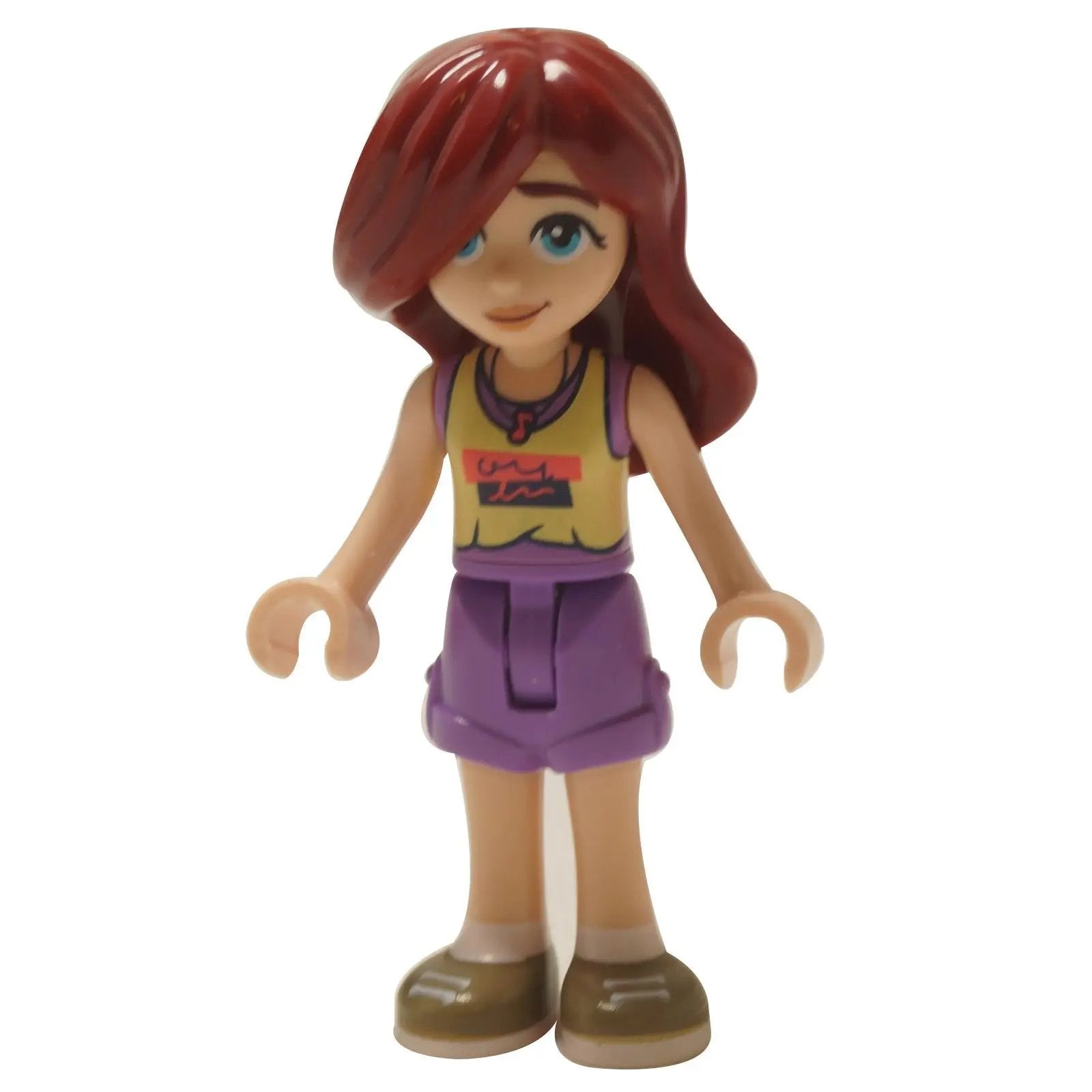 LEGO Friends Paisley minifigure with tank top and shorts outfit