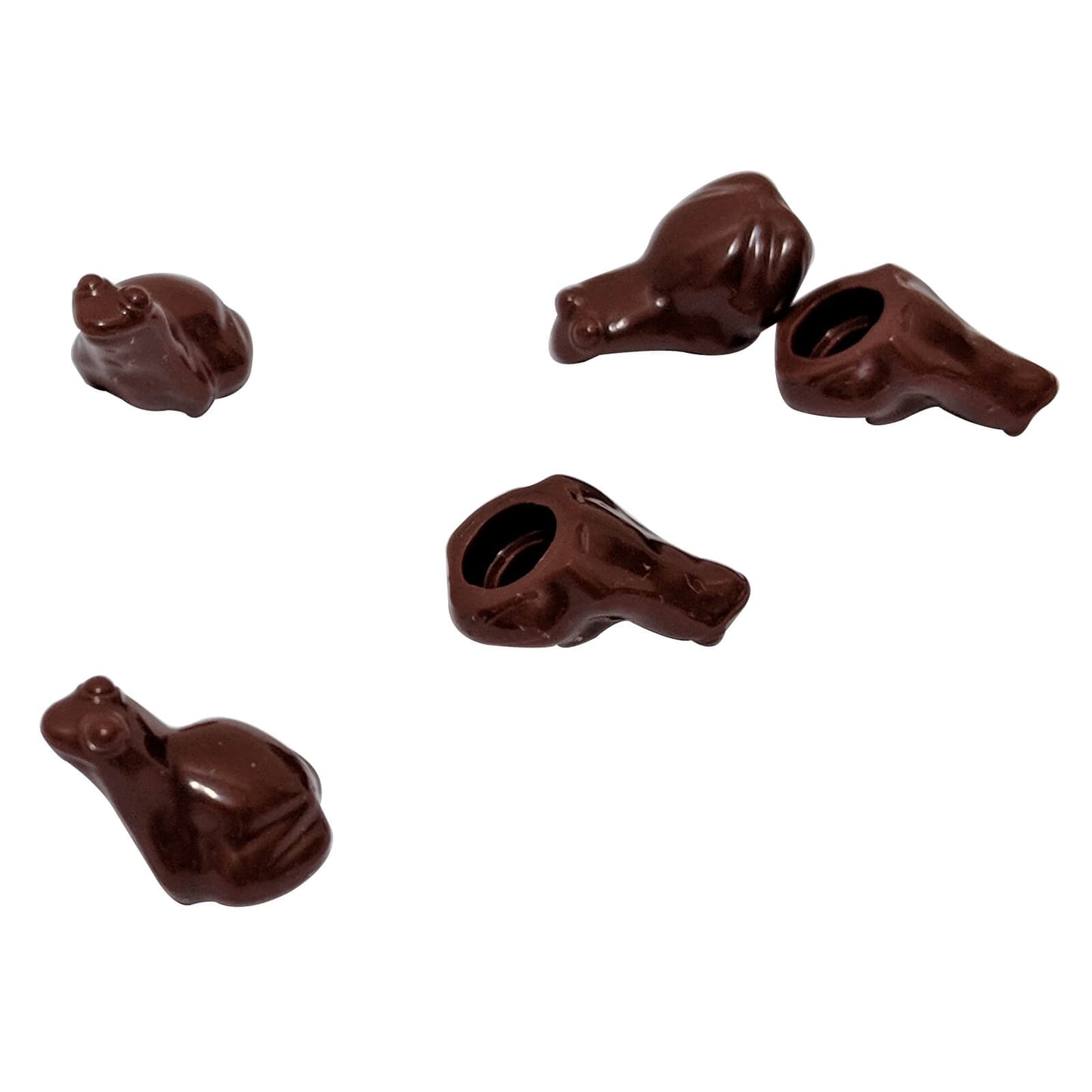LEGO reddish brown frog x223 land animal amphibian piece for swamp and nature scenes