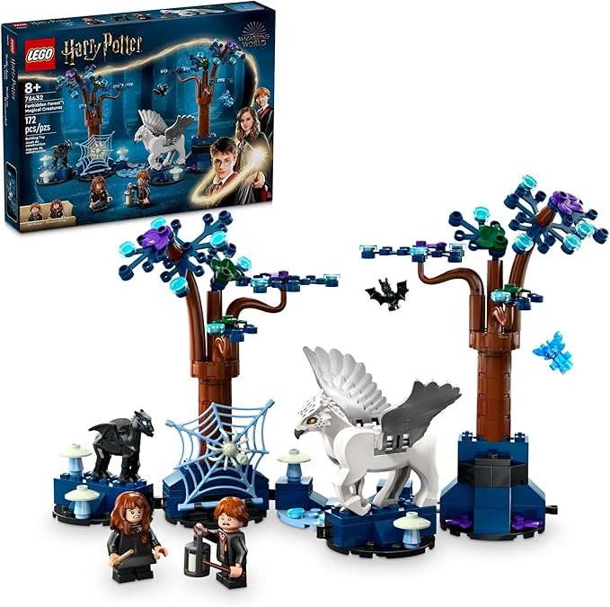 LEGO Harry Potter Forbidden Forest Magical Creatures 76432 forest set with creatures and minifigures