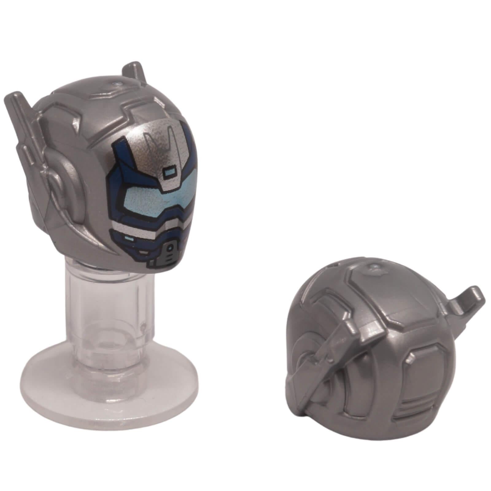 LEGO helmet with ear antennas and printed visor pattern part 46534pb07