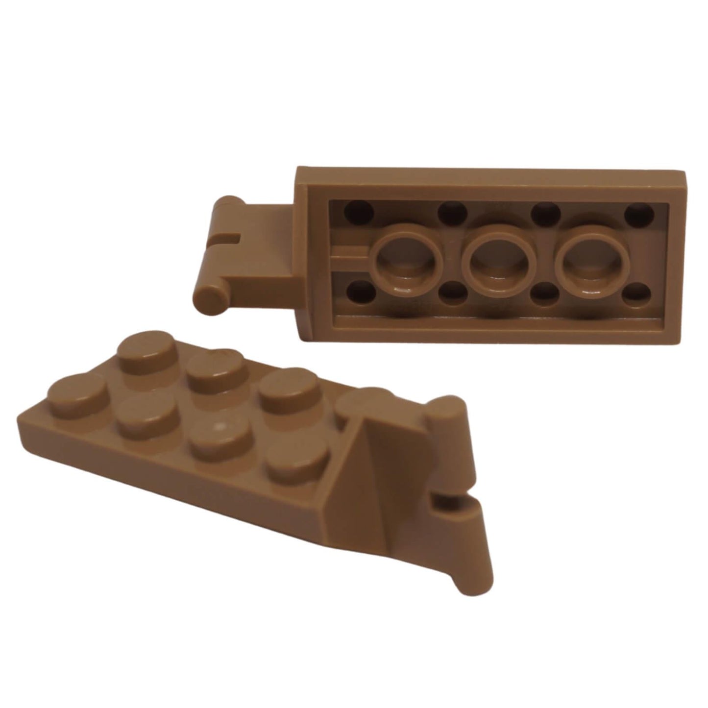 LEGO® Hinge Plate 2 x 4 with articulated joint part 3639 dark tan