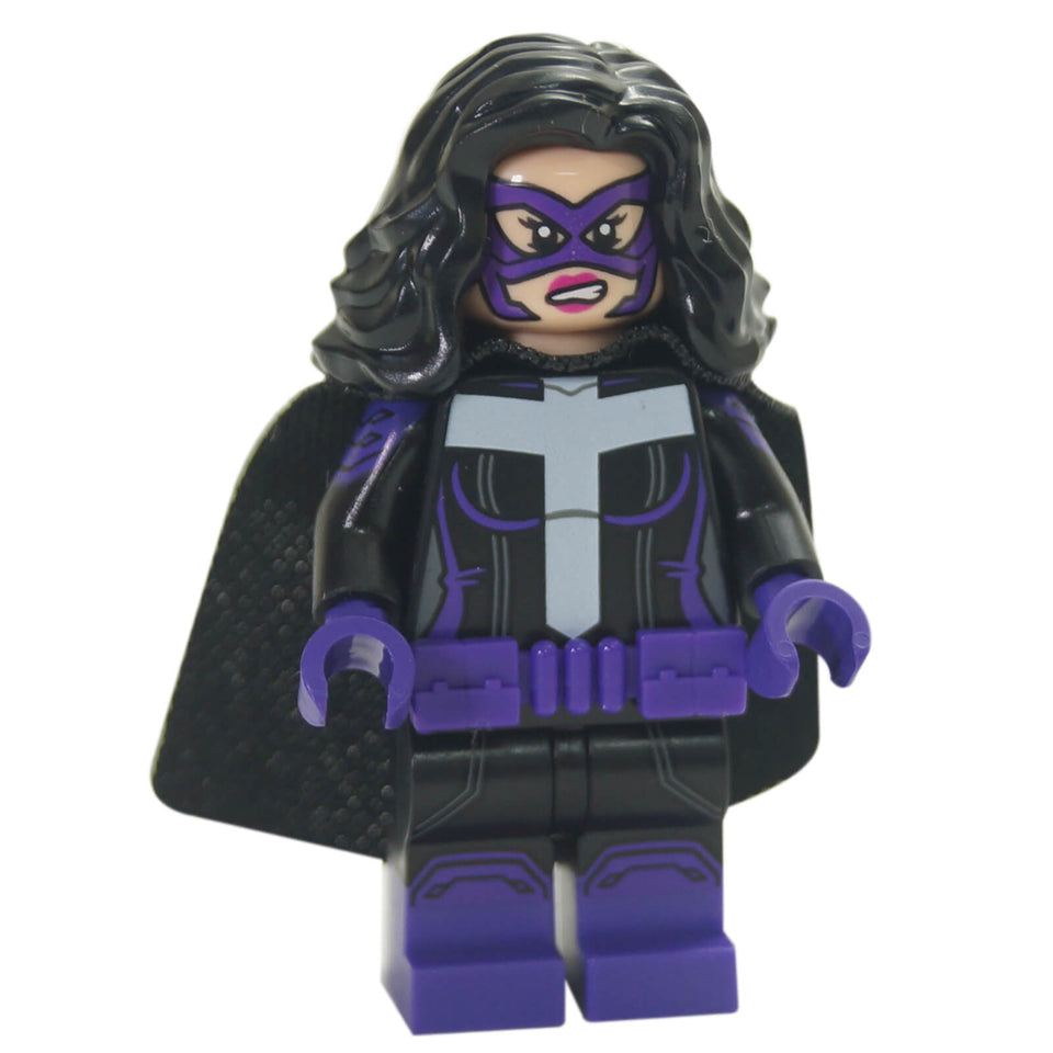 LEGO Huntress minifigure colsh11 purple and black suit with cape