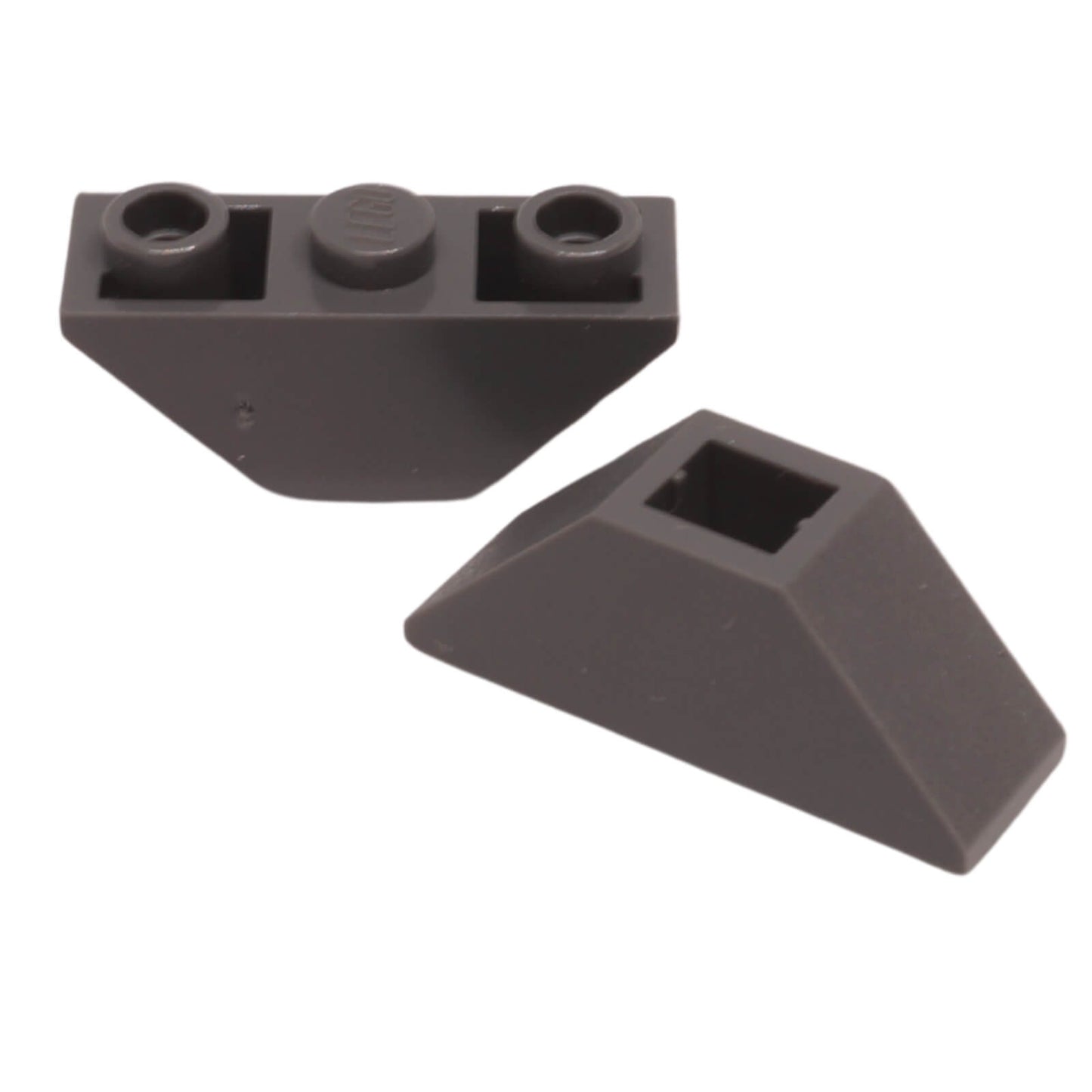 LEGO inverted slope 45 degree 3x1 double piece 2341 dark bluish gray