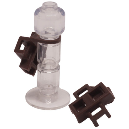 LEGO katana scabbard dual sword holder part 88290, dark brown