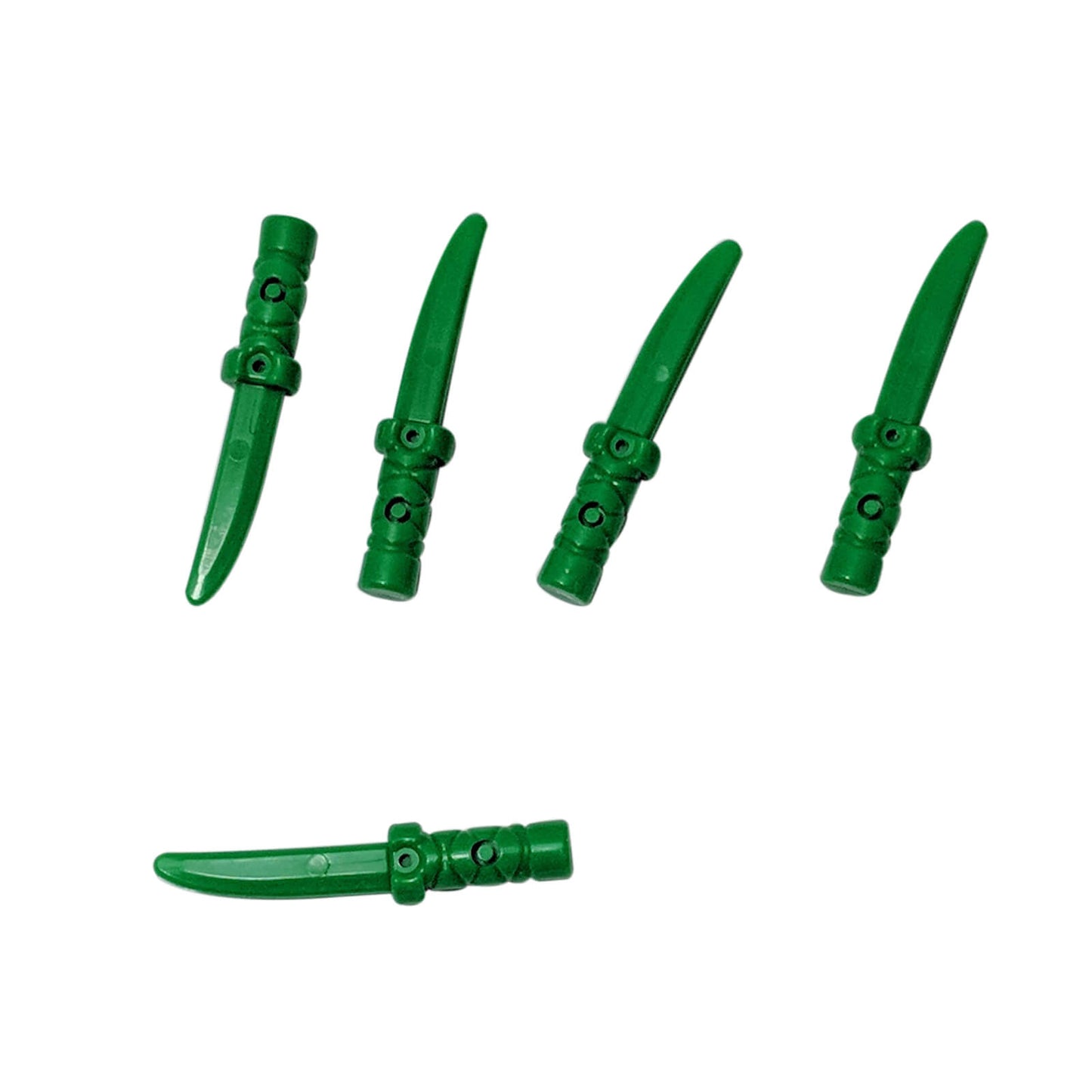 LEGO® Knife Minifigure Weapon Accessory Part 37341b trans bright green