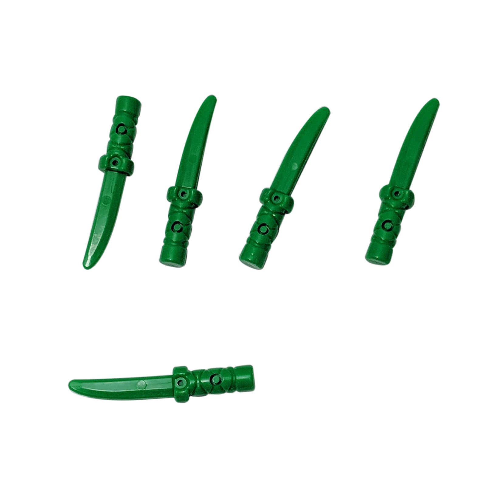 LEGO® Knife Minifigure Weapon Accessory Part 37341b trans bright green