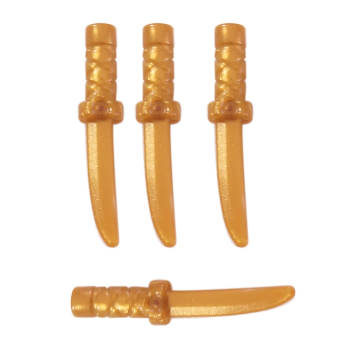 LEGO® Knife Minifigure Weapon Accessory Part 37341b pearl gold