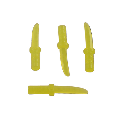 LEGO® Knife Minifigure Weapon Accessory Part 37341b trans neon green