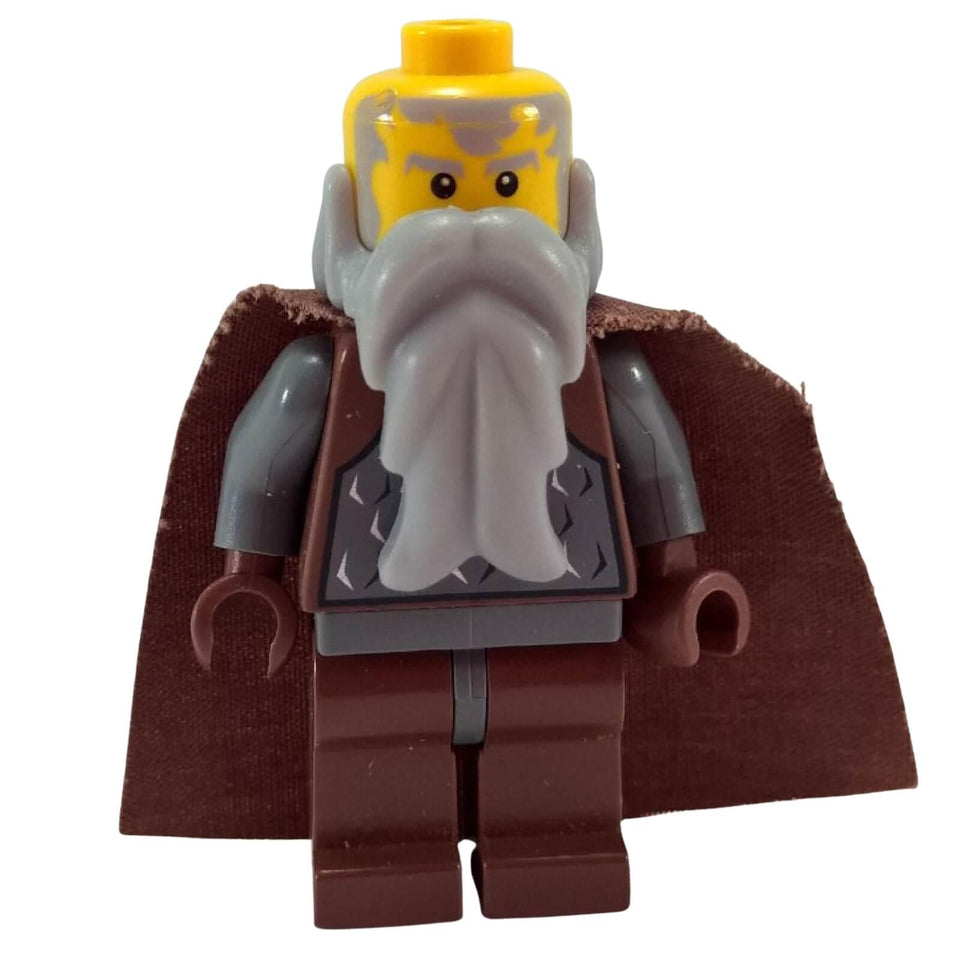 LEGO Knights Kingdom Guardian minifigure cas264 with beard and cape