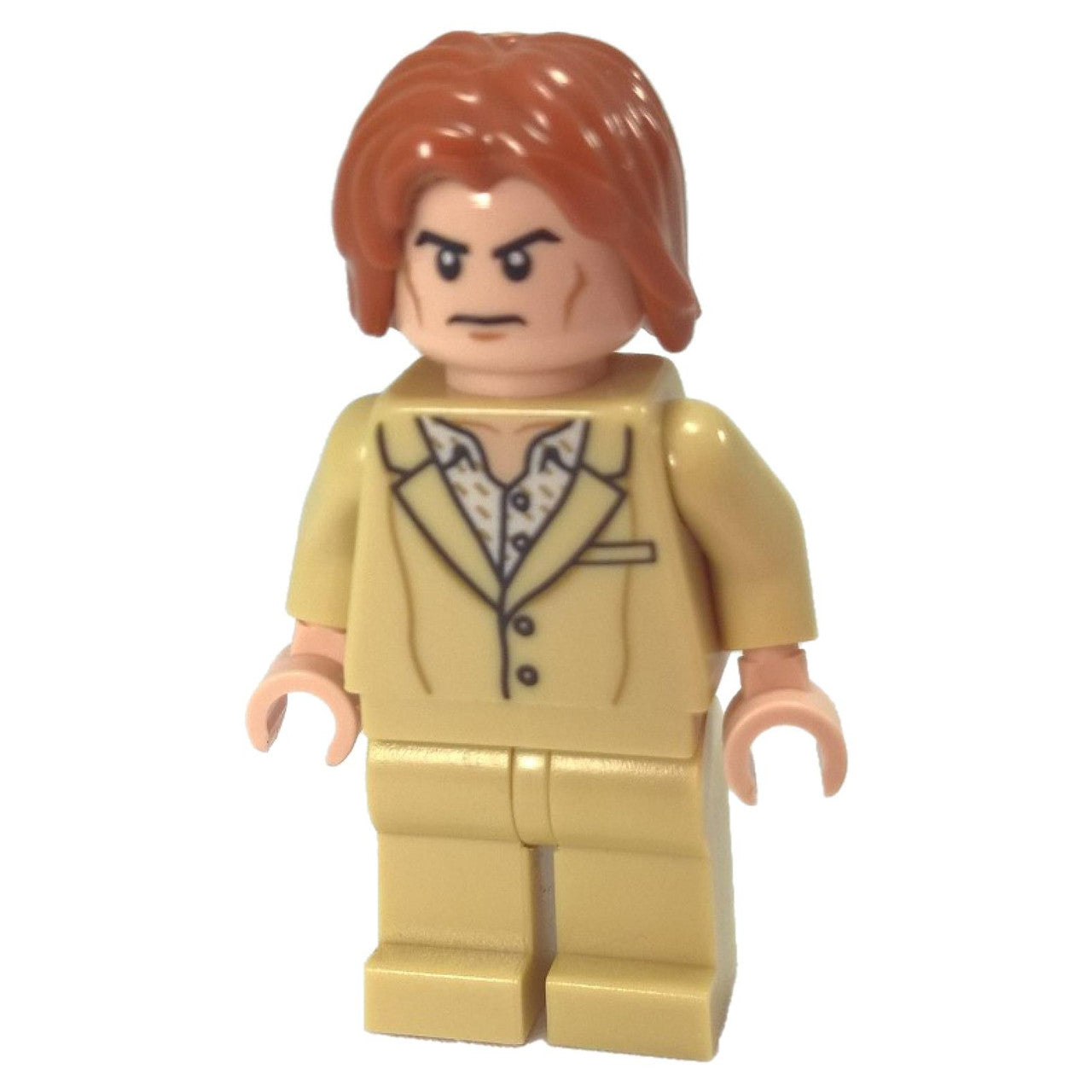 LEGO Lex Luthor minifigure sh0222 tan suit