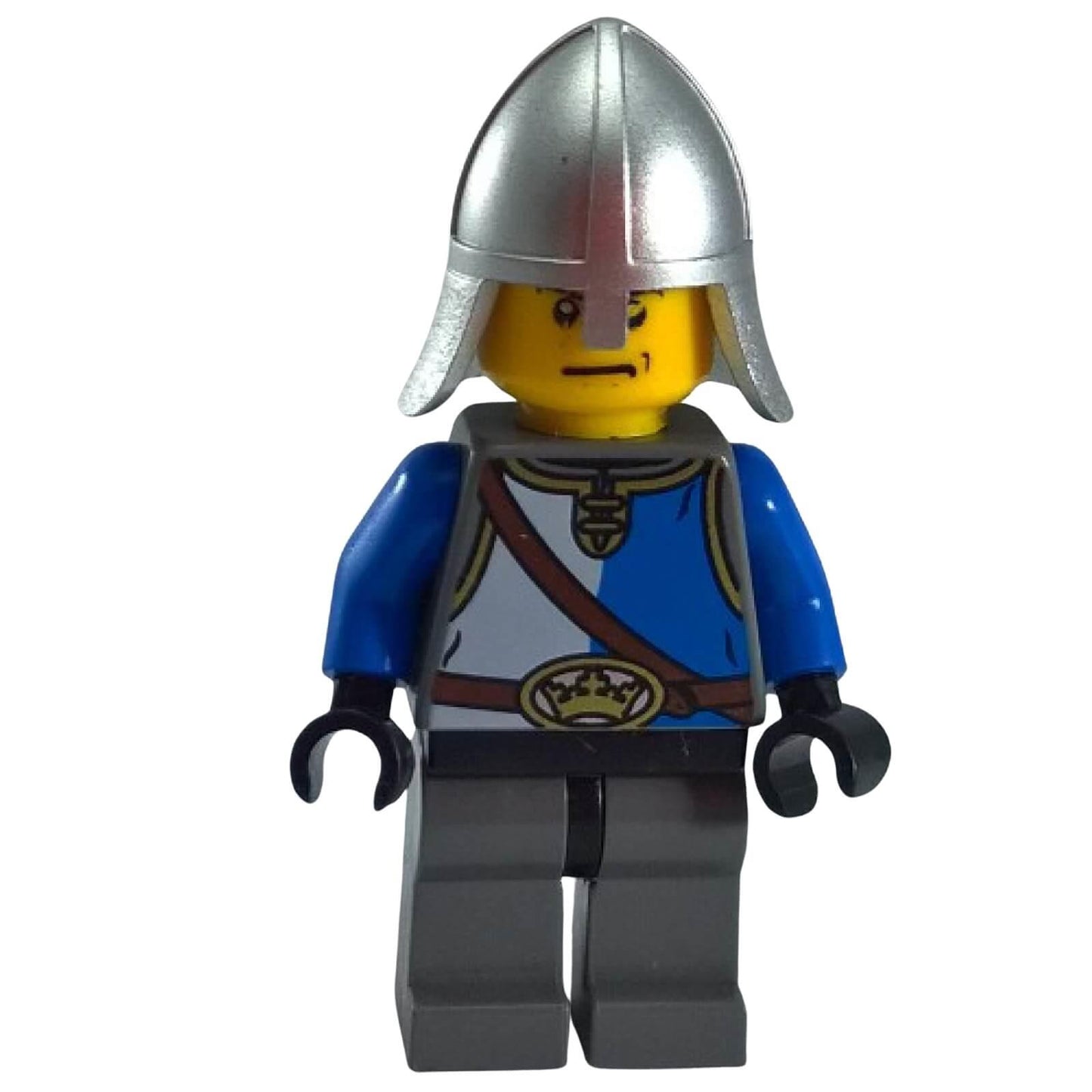 LEGO Lion Knight minifigure cas521 blue white castle soldier helmet
