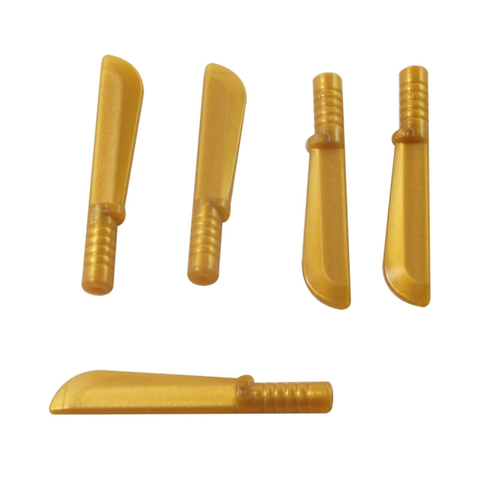 LEGO® Machete Minifigure Weapon Part 29109 pearl gold