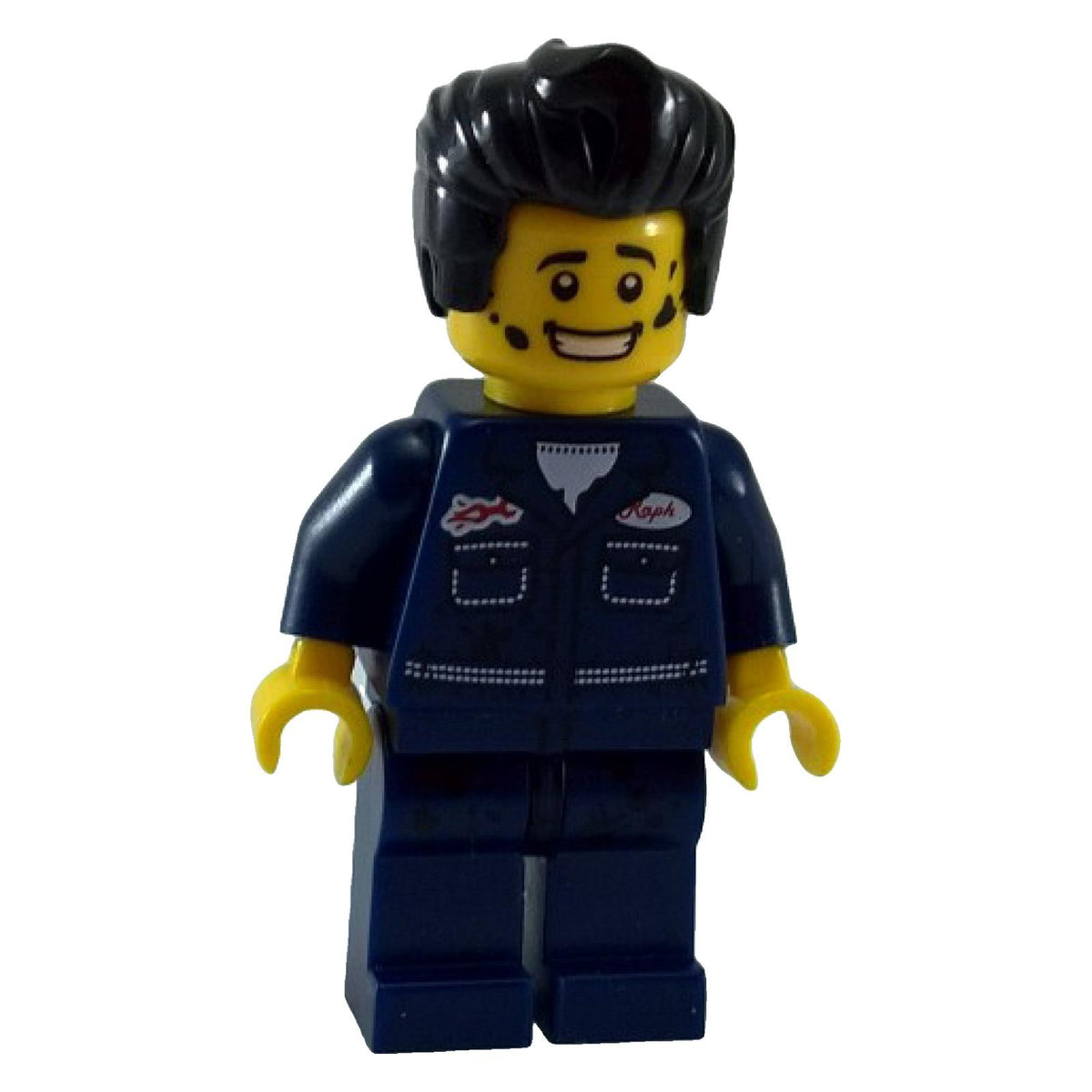 LEGO® Mechanic Series 6 col095 minifigure in dark blue work uniform