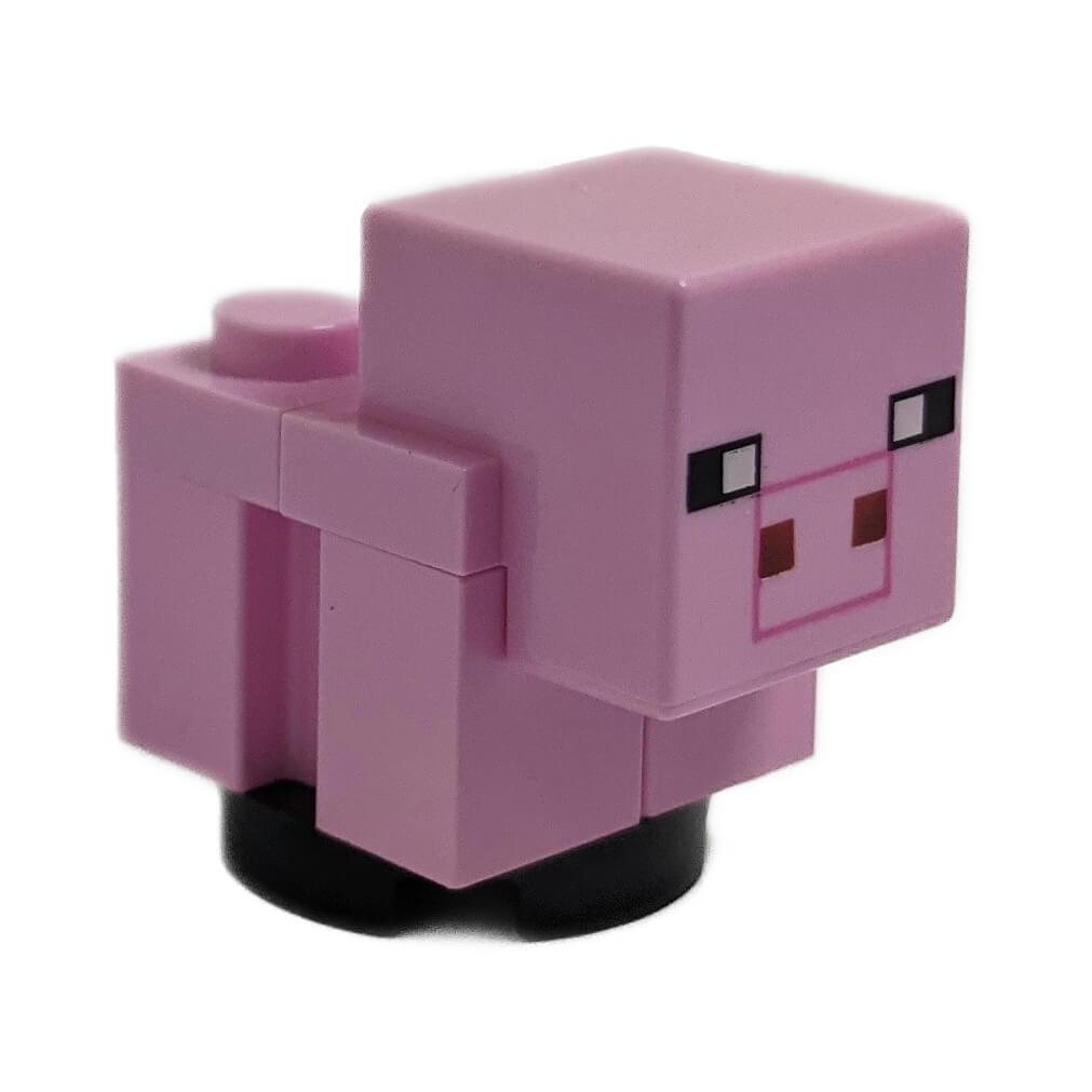 LEGO Minecraft baby pig plain snout minepig02b brick-built figure