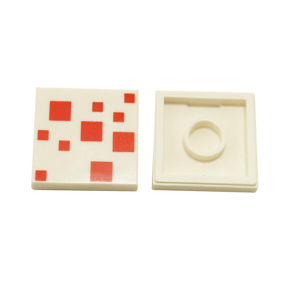 LEGO Minecraft cake printed tile 2x2 part 3068pb0991