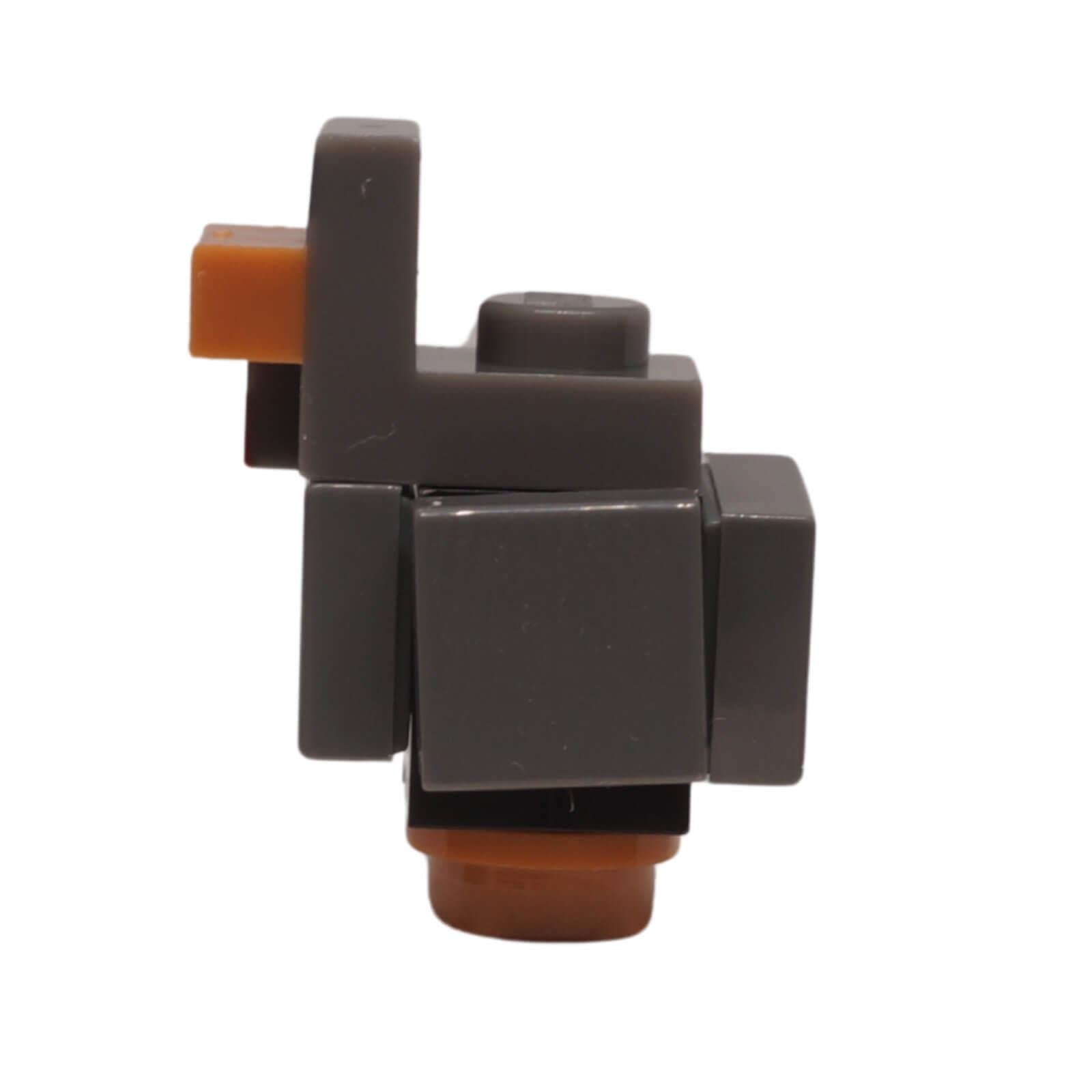 LEGO Minecraft cold chicken brick built figure from set 21585 Chicken Farm, side profile