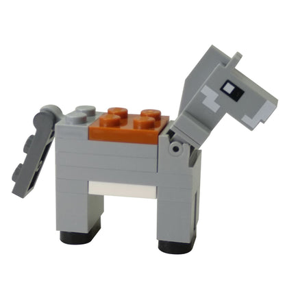LEGO Minecraft Burro versión 1 de 2018 - vista lateral