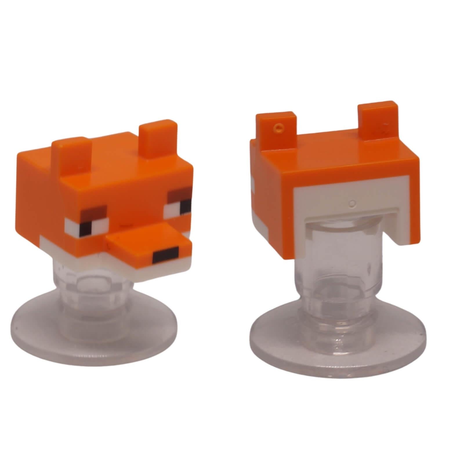 LEGO Minecraft Fox Head 7709pb01 with printed facial details