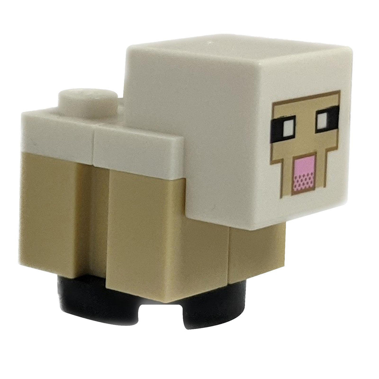 LEGO Minecraft lamb sheep tan legs brick built animal figure minesheep08