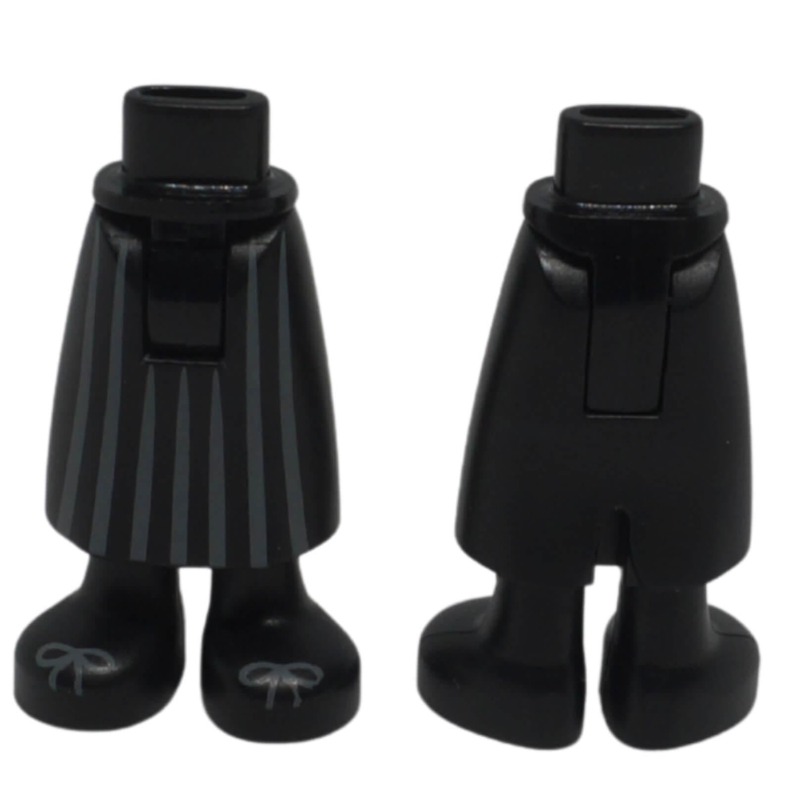 LEGO® Mini Doll Legs with long printed skirt thick hinge 59595c00pb27