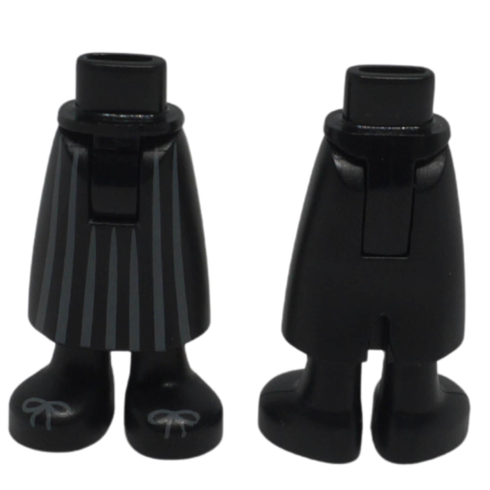 LEGO® Mini Doll Legs with long printed skirt thick hinge 59595c00pb27