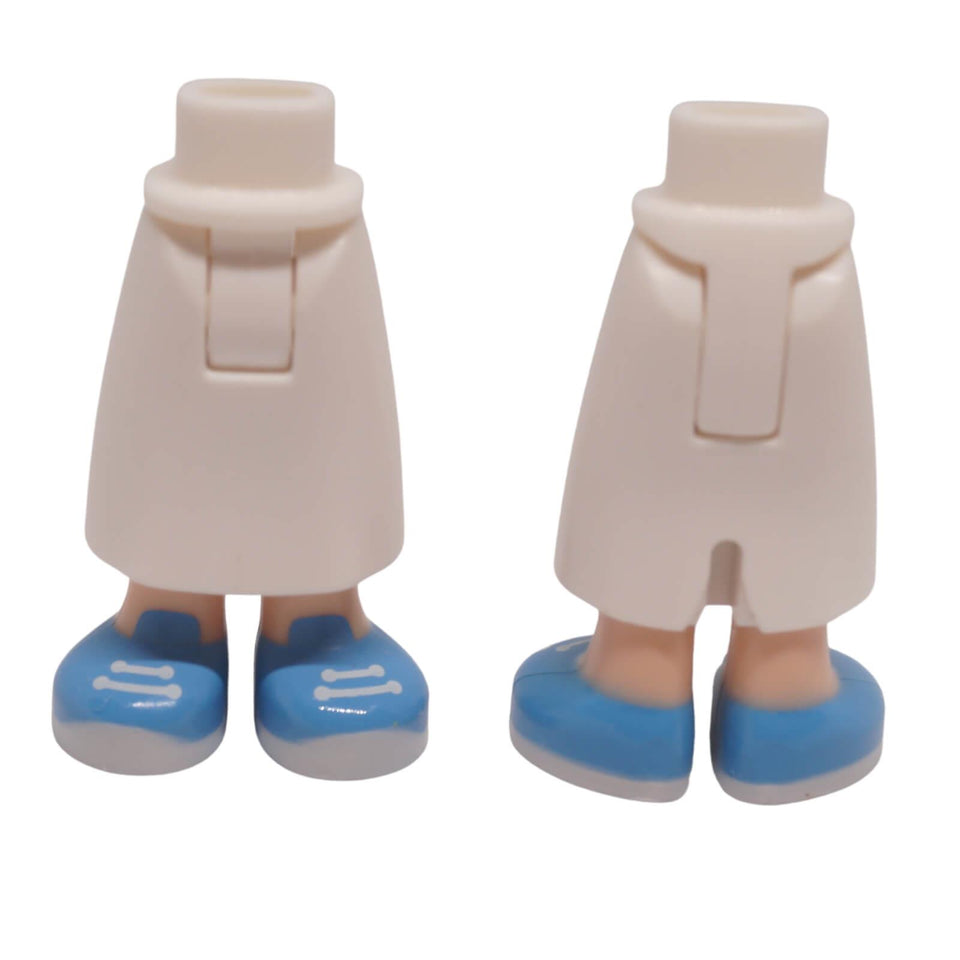 LEGO mini doll legs long skirt with printed shoes 59595c00pb18