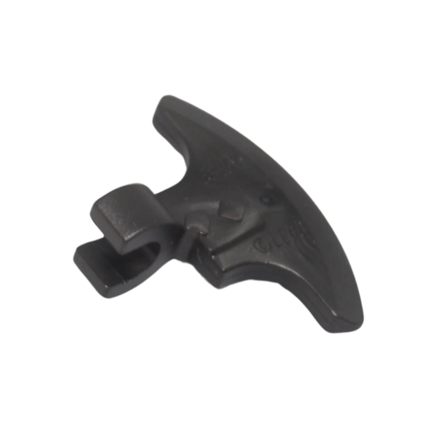 LEGO® minifigure axe head with clip part 53454 black
