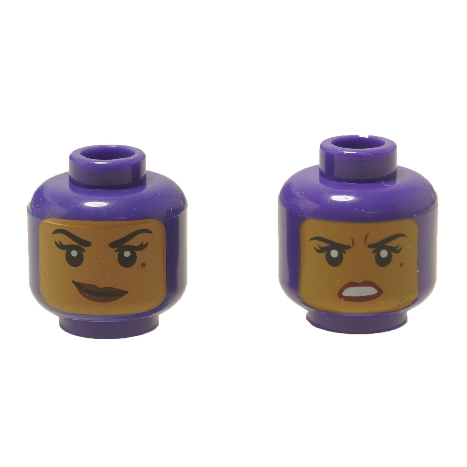 LEGO® Minifigure Head Purple Mask (3626pb1771) | Choose-a-Brick